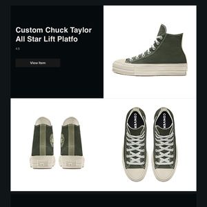 Platform High Top Converse